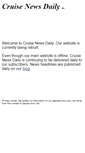 Mobile Screenshot of cruisenewsdaily.com